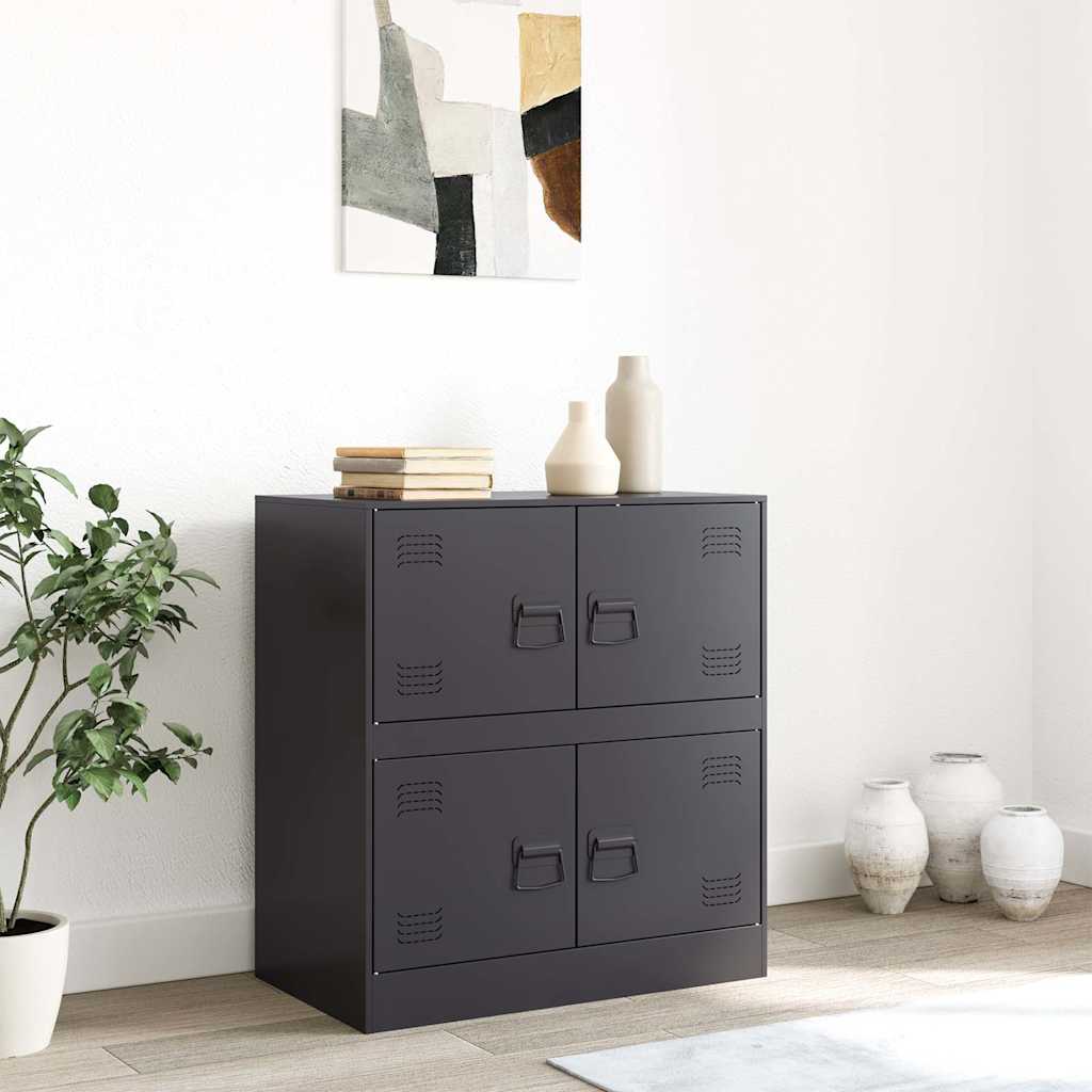 skænk 67x39x73 cm stål sort