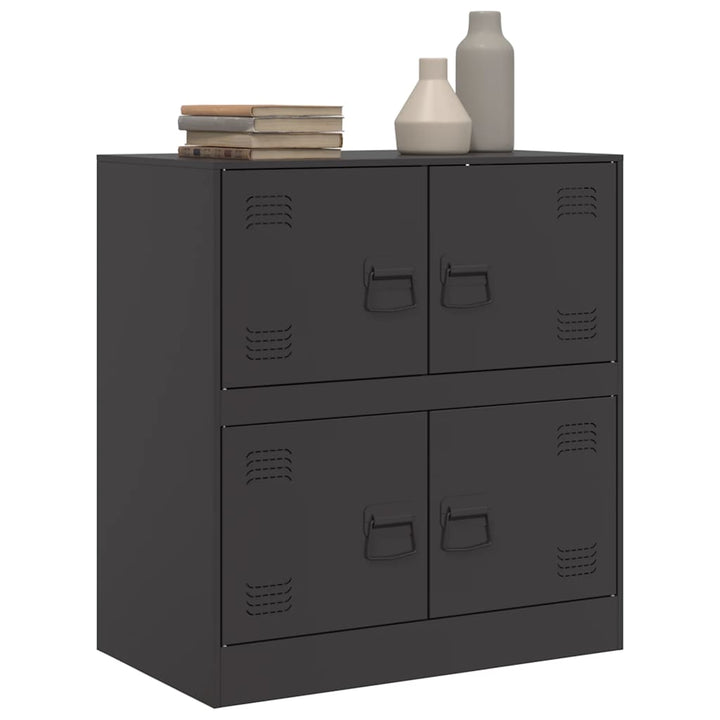 skænk 67x39x73 cm stål sort