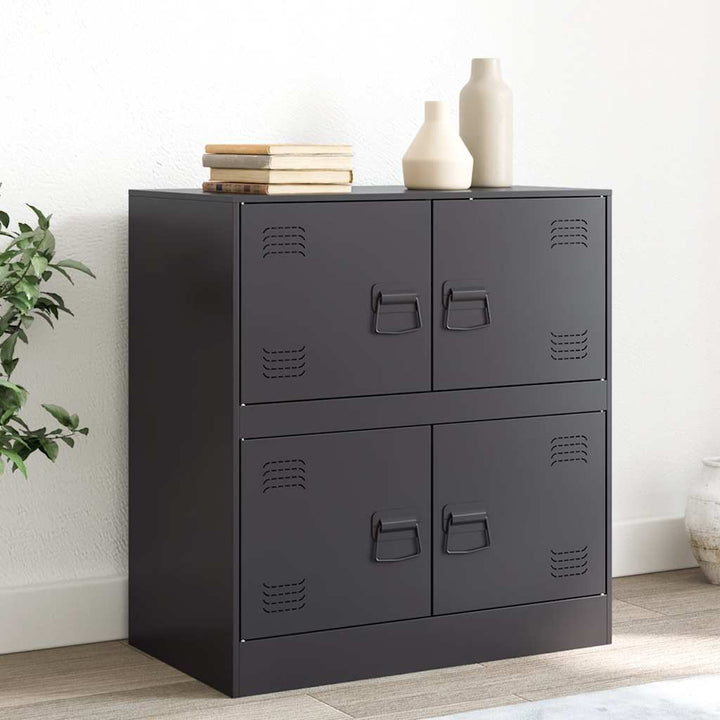 skænk 67x39x73 cm stål sort