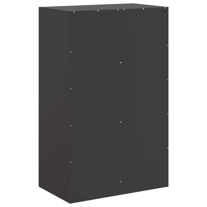 skænk 67x39x107 cm stål sort