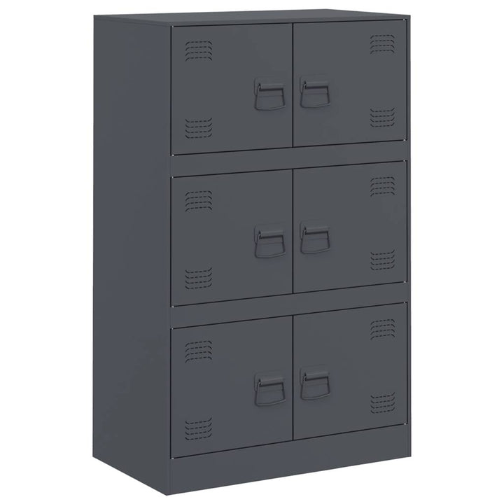 skab 67x39x107 cm stål antracitgrå