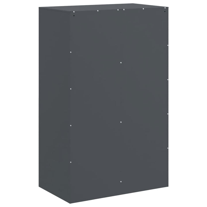 skab 67x39x107 cm stål antracitgrå