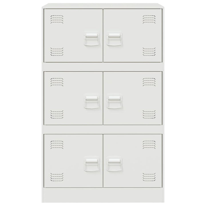skab 67x39x107 cm stål hvid