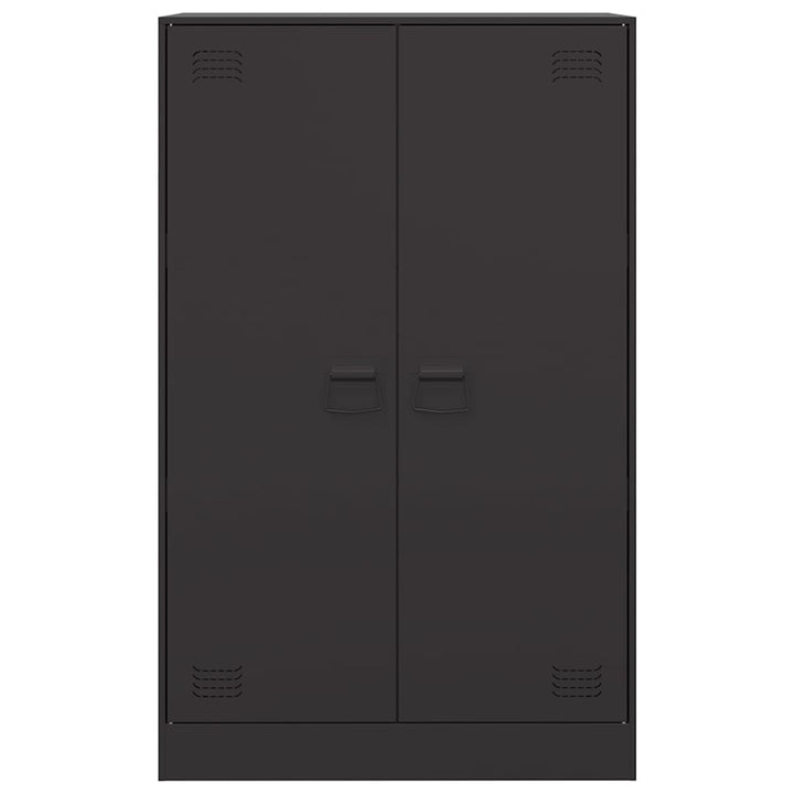 skænk 67x39x107 cm stål sort