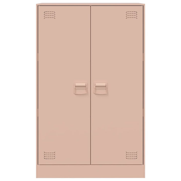 skab 67x39x107 cm stål lyserød