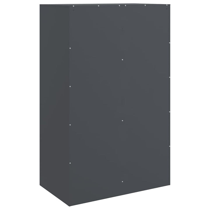 skab 67x39x107 cm stål antracitgrå