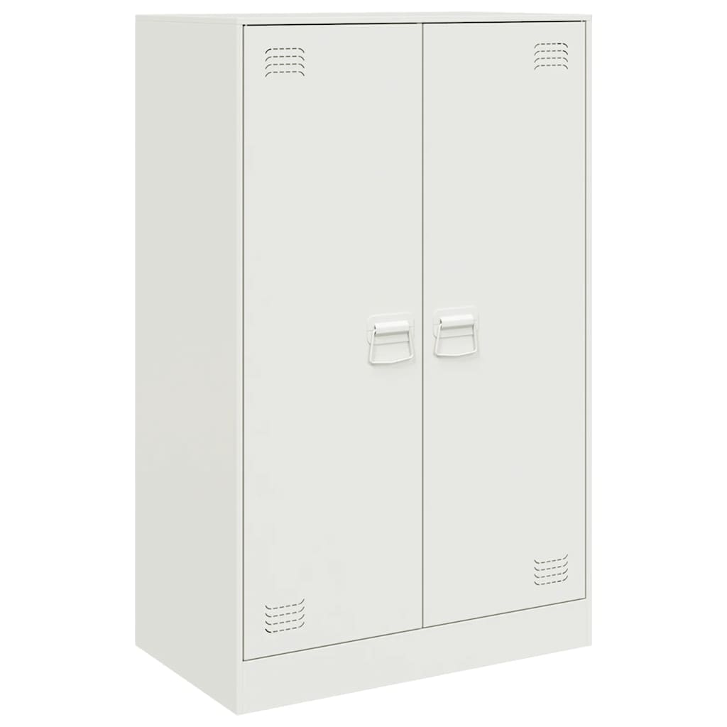skab 67x39x107 cm stål hvid