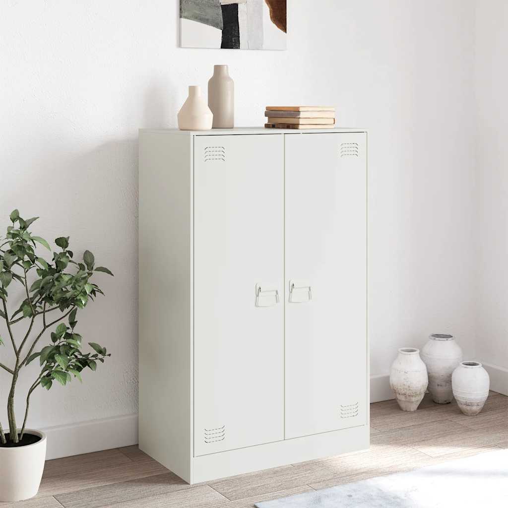 skab 67x39x107 cm stål hvid