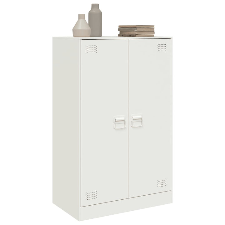 skab 67x39x107 cm stål hvid