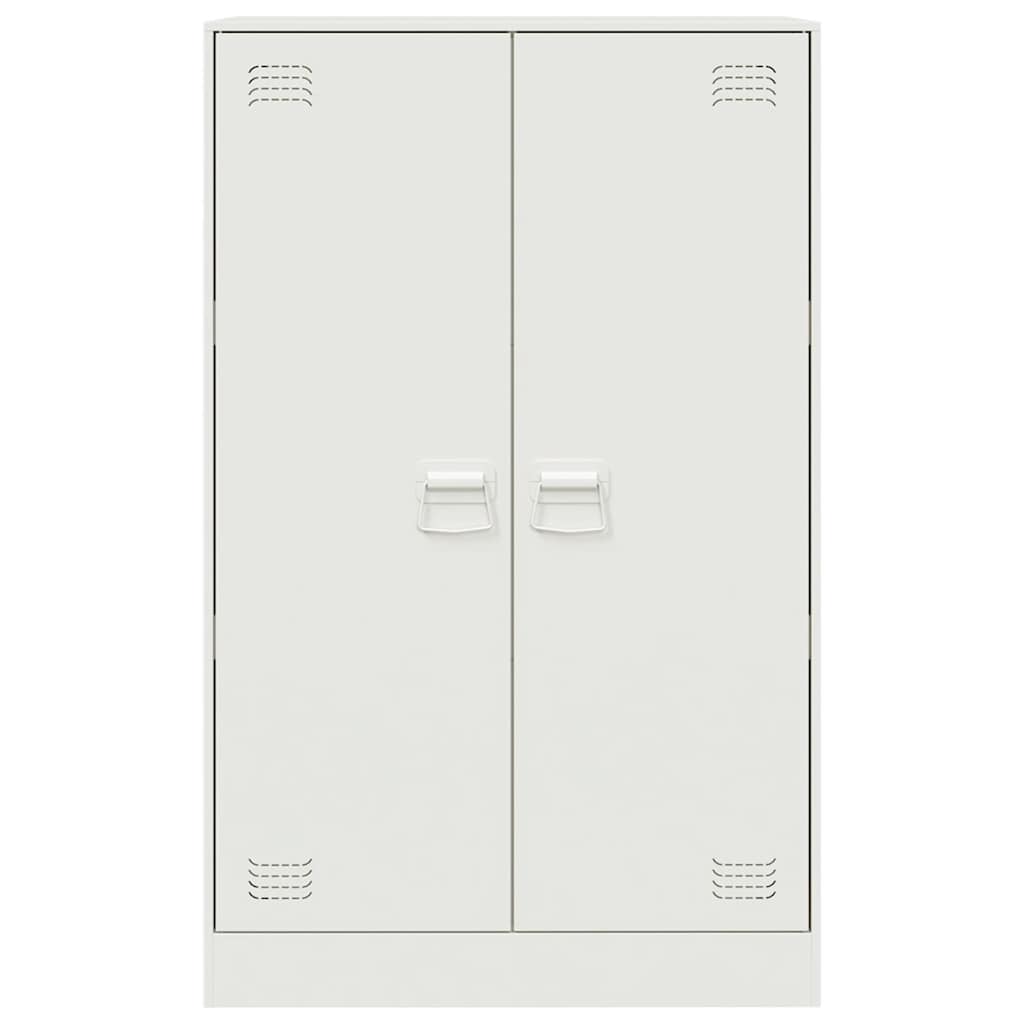 skab 67x39x107 cm stål hvid