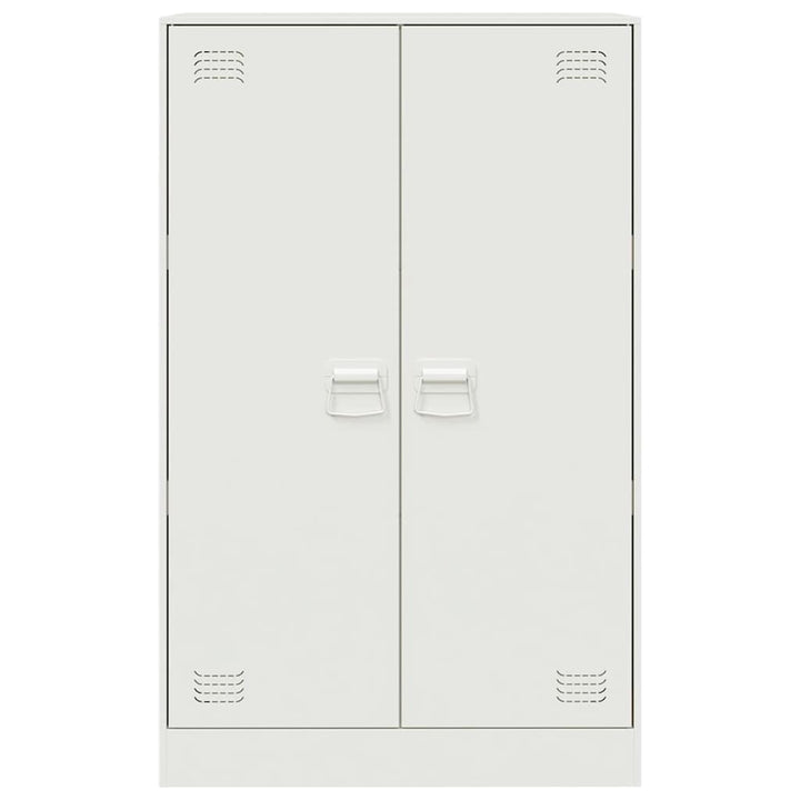 skab 67x39x107 cm stål hvid