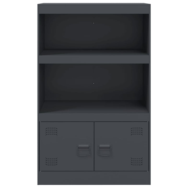skab 67x39x107 cm stål antracitgrå