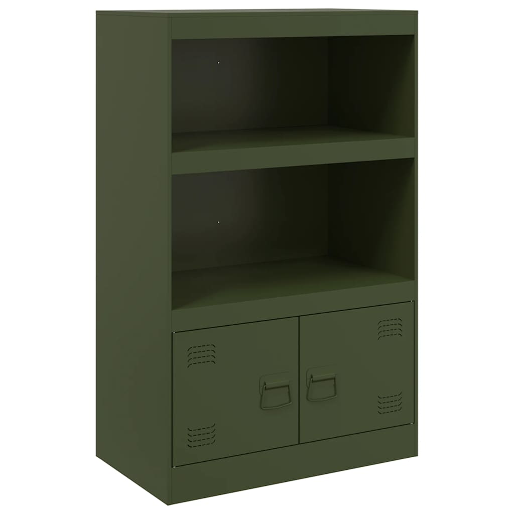 skab 67x39x107 cm stål olivengrøn