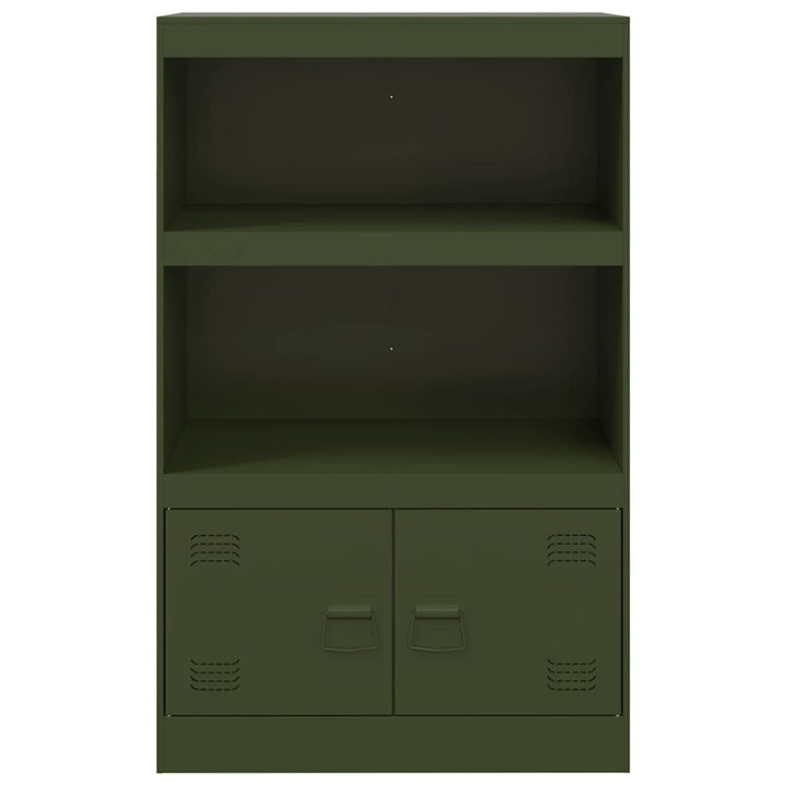 skab 67x39x107 cm stål olivengrøn