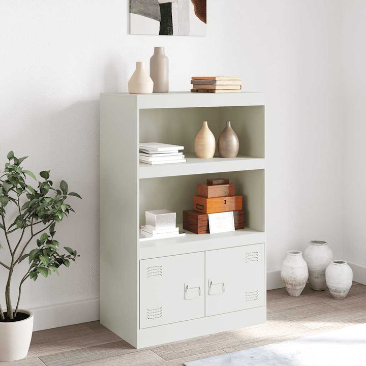 skab 67x39x107 cm stål hvid