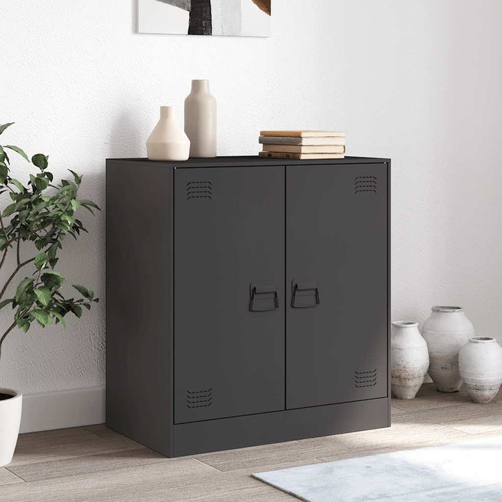 skænk 67x39x73 cm stål sort