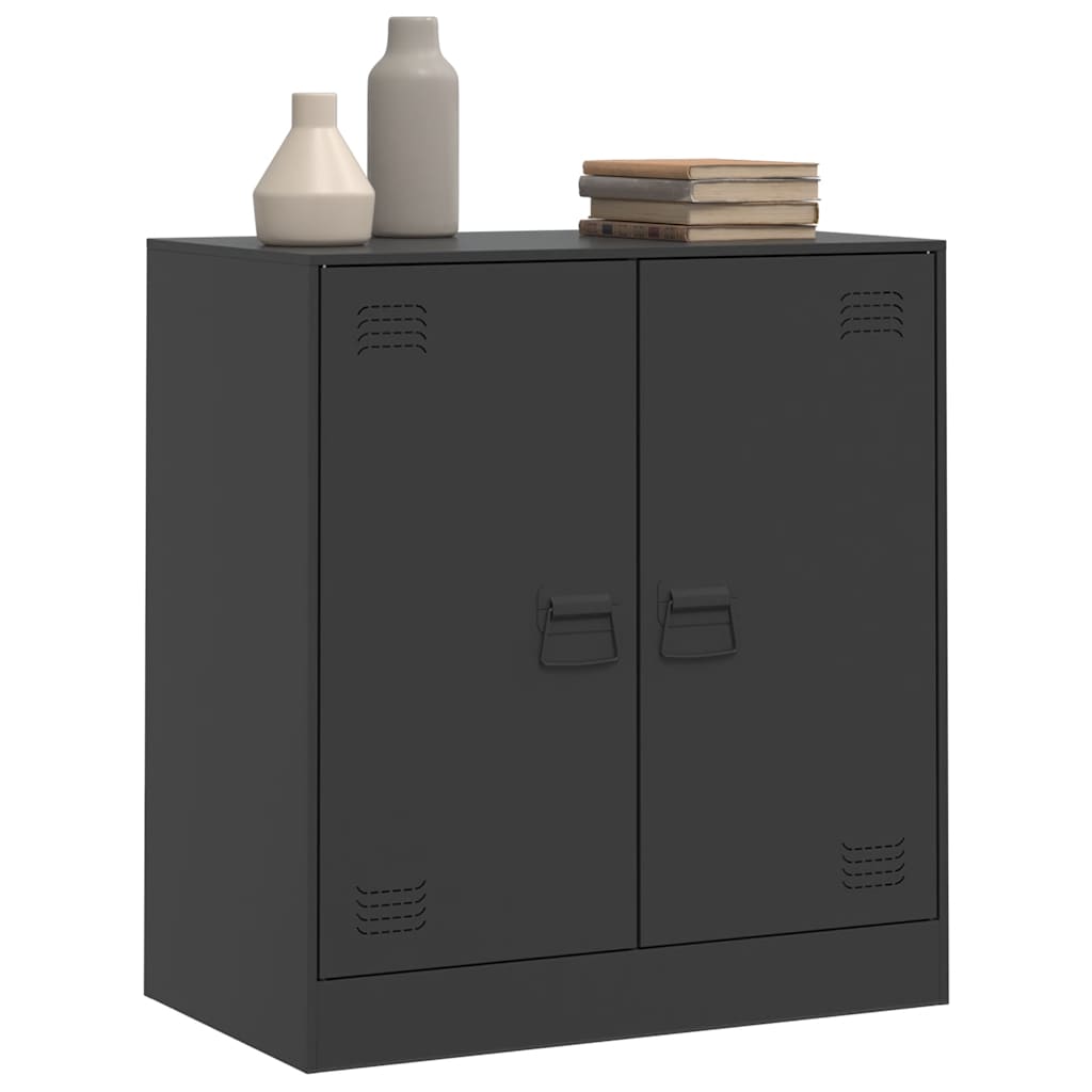 skænk 67x39x73 cm stål sort
