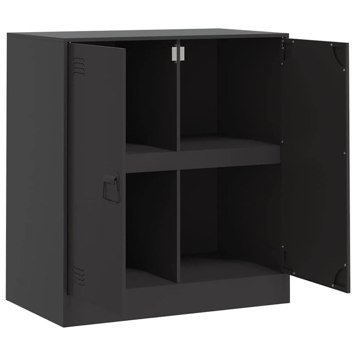 skænk 67x39x73 cm stål sort