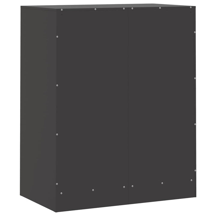 skænk 67x39x83 cm stål sort