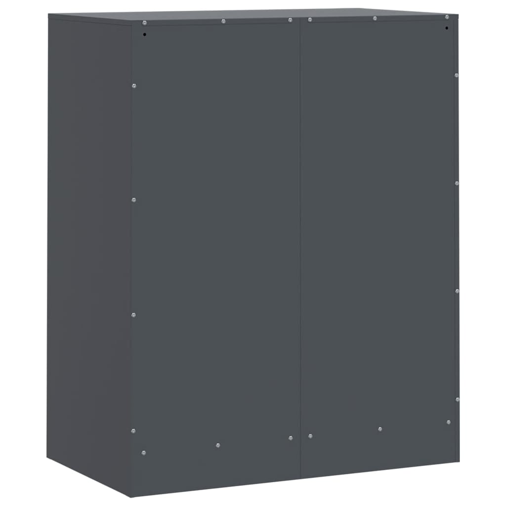 skænk 67x39x83 stål antracitgrå