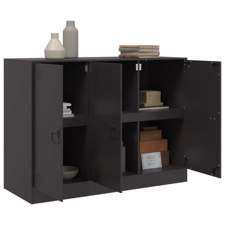 skænk 99x39x73 cm stål sort