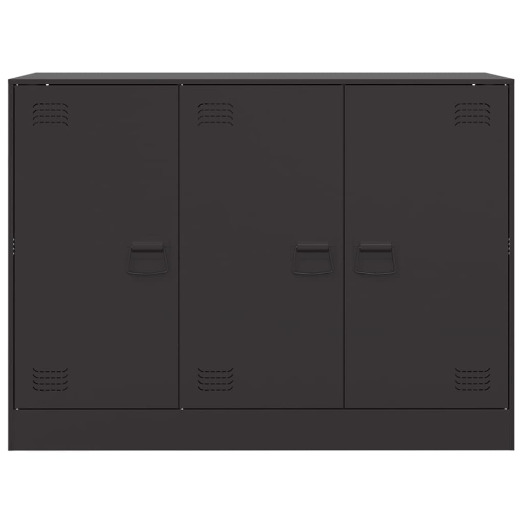 skænk 99x39x73 cm stål sort