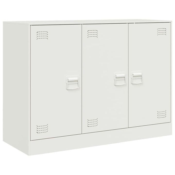 skænk 99x39x73 cm stål hvid