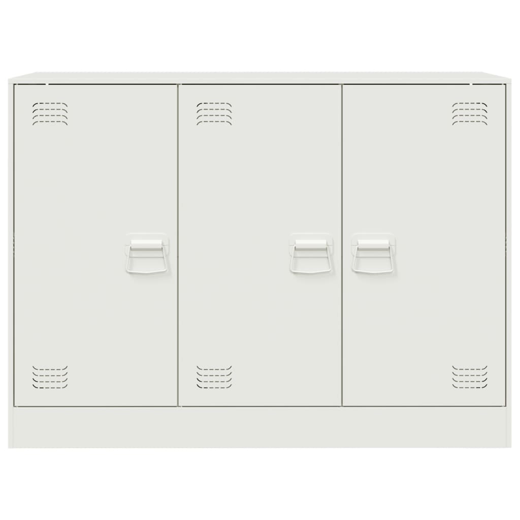 skænk 99x39x73 cm stål hvid