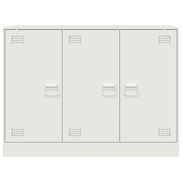 skænk 99x39x73 cm stål hvid
