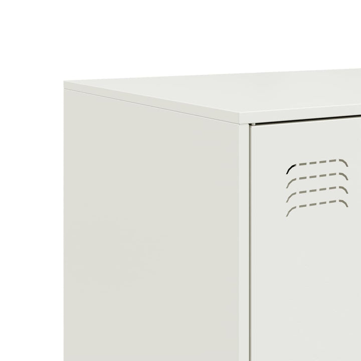 skænk 99x39x73 cm stål hvid