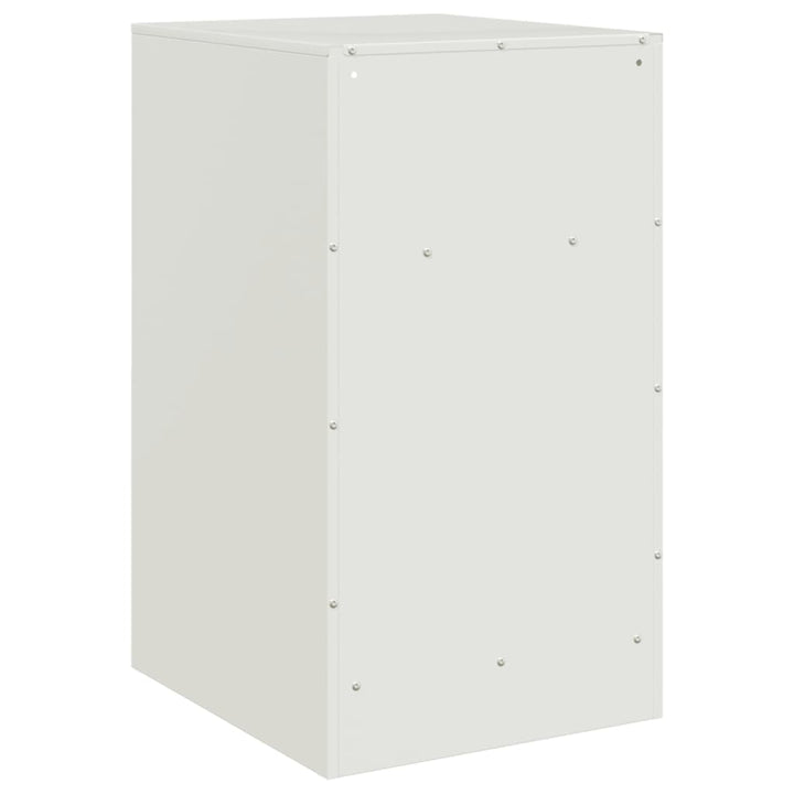 sengeborde 2 stk. 34,5x39x62 cm stål hvid