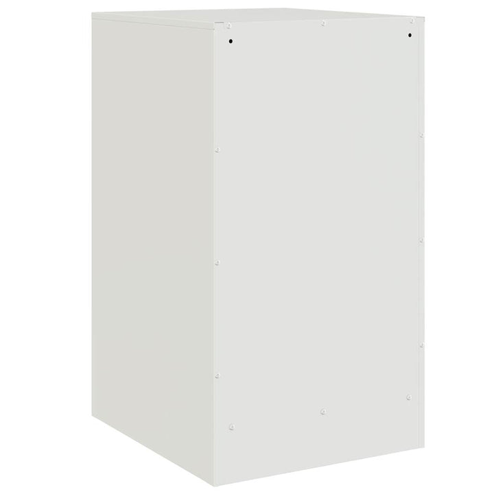 sengeborde 2 stk. 34,5x39x62 cm stål hvid