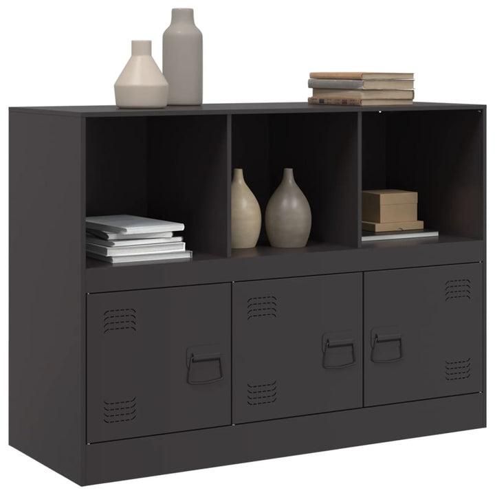 skænk 99x39x73 cm stål sort