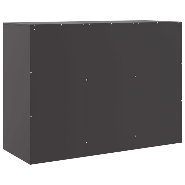 skænk 99x39x73 cm stål sort