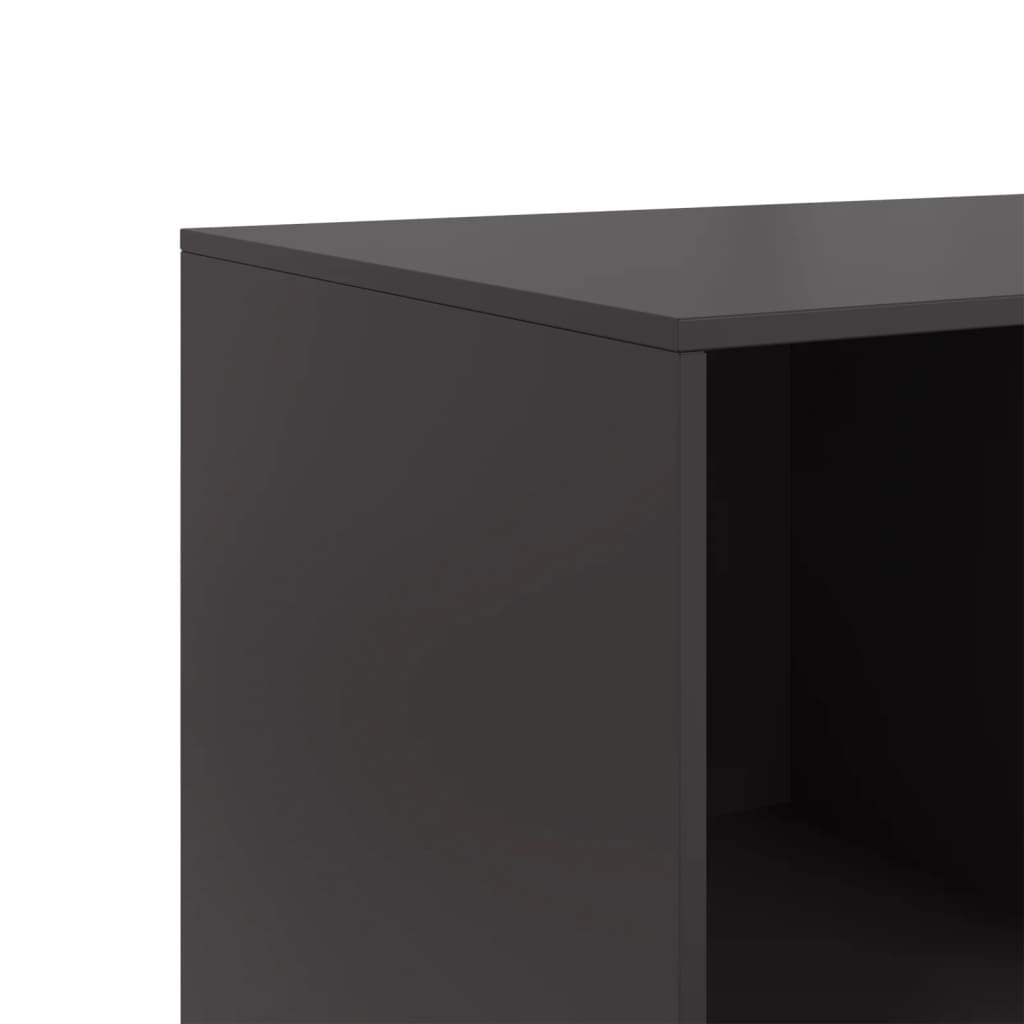 skænk 99x39x73 cm stål sort
