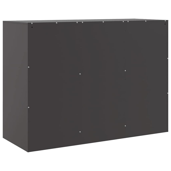 skænk 99x39x73 cm stål sort