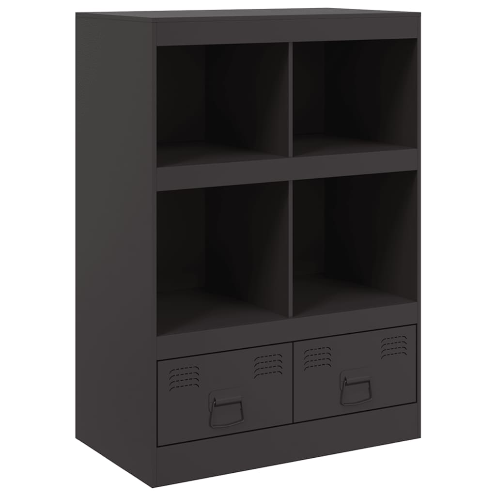 skab 67x39x95 cm stål sort