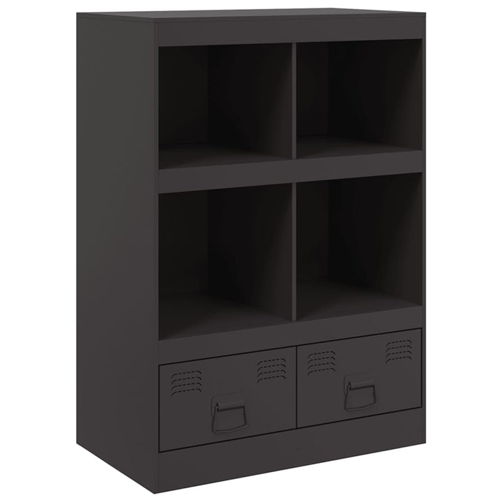 skab 67x39x95 cm stål sort