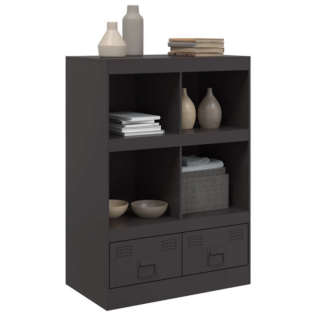 skab 67x39x95 cm stål sort