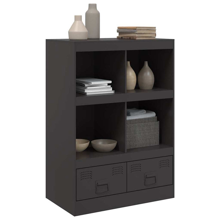 skab 67x39x95 cm stål sort