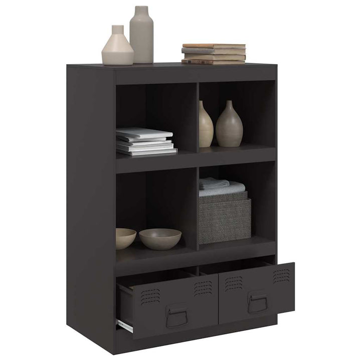 skab 67x39x95 cm stål sort