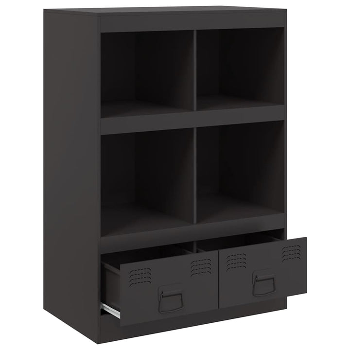 skab 67x39x95 cm stål sort