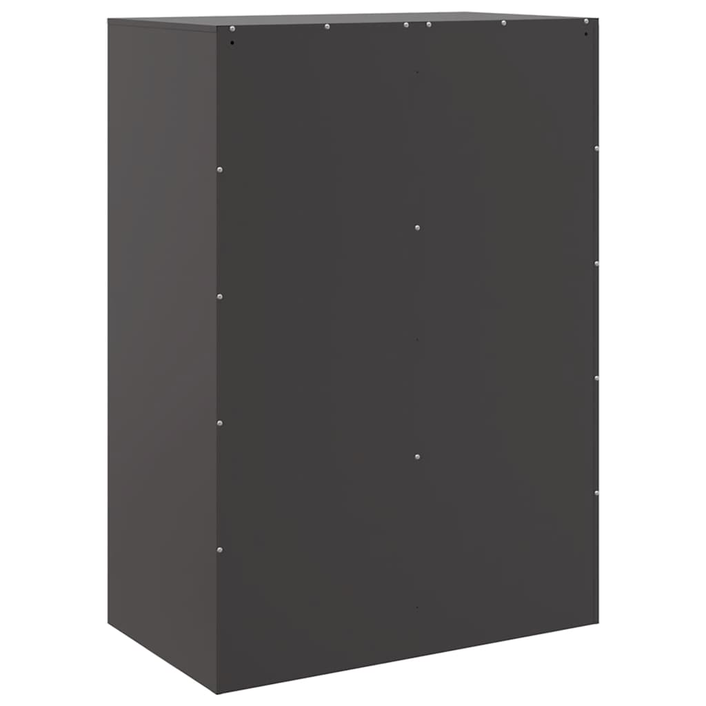 skab 67x39x95 cm stål sort