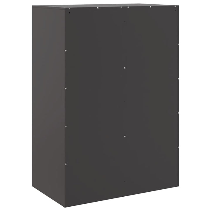 skab 67x39x95 cm stål sort
