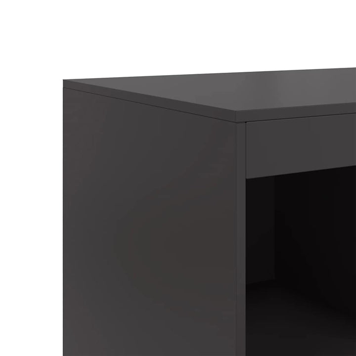 skab 67x39x95 cm stål sort