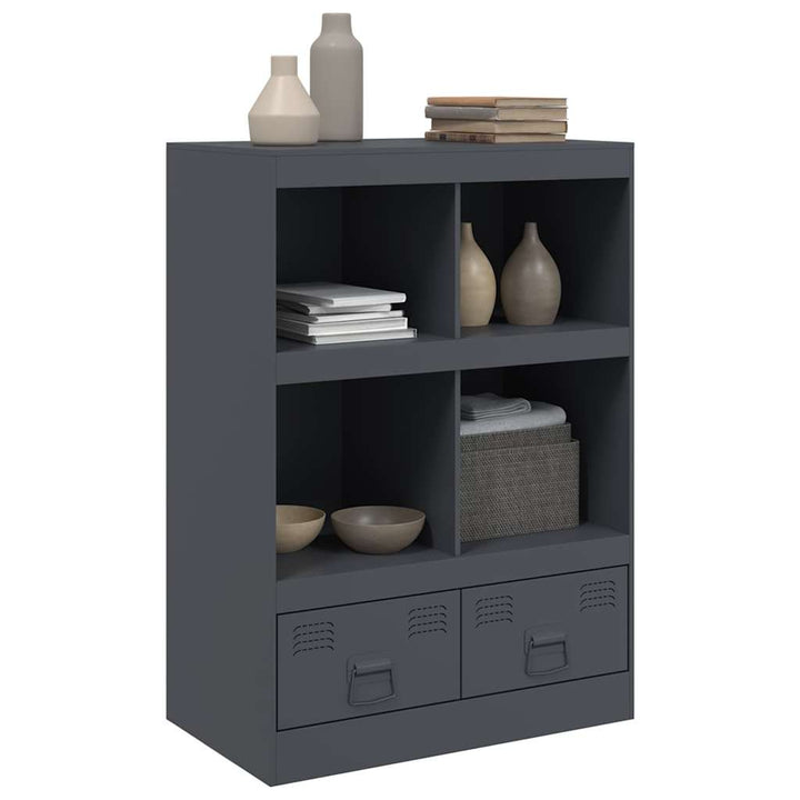 skab 67x39x95 cm stål antracitgrå
