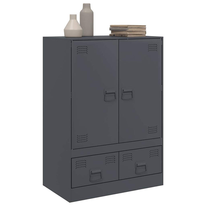 skab 67x39x95 cm stål antracitgrå
