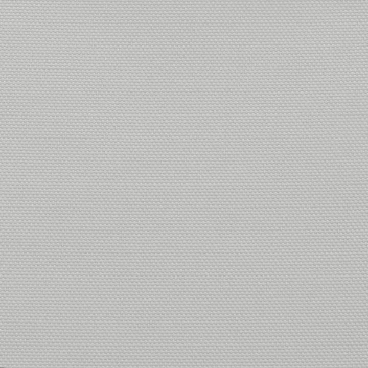 solsejl 6x6 m 100 % polyesterstof lysegrå
