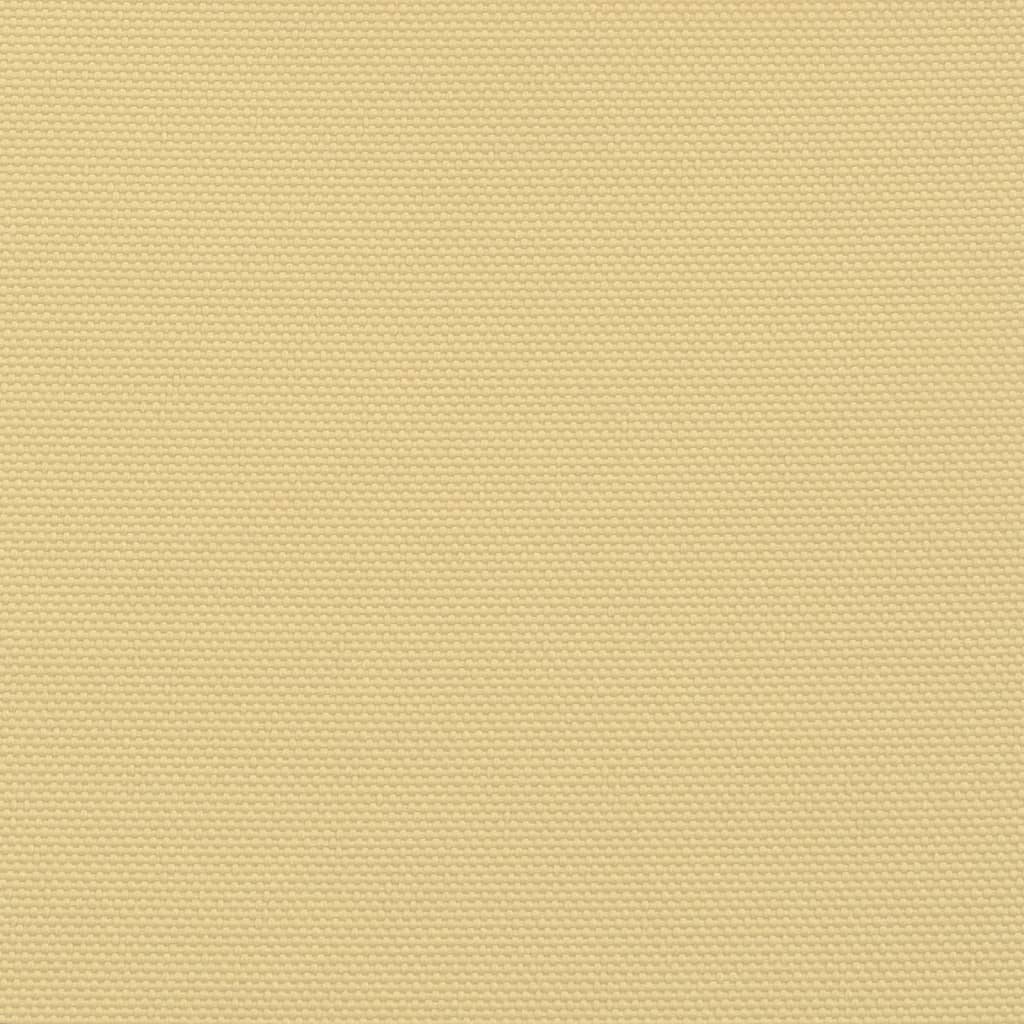 solsejl 7x7 m 100 % polyesterstof sandfarvet