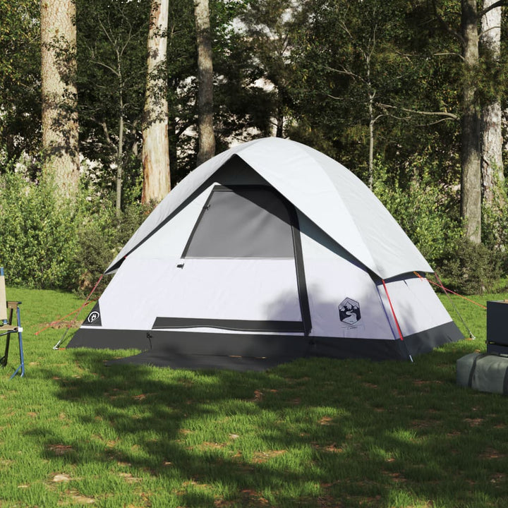 2-personers campingtelt vandtæt mørklægningsstof hvid